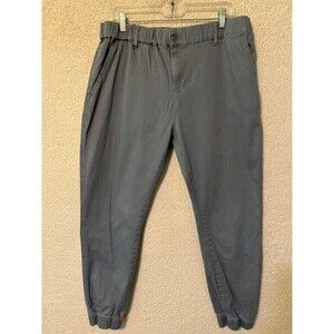 And Now This Men’s Button Front Jogger Pants Gray Size X-Large